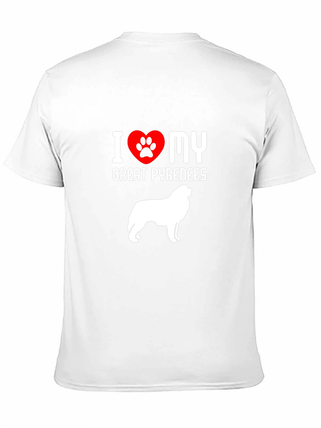 I Love My Great Pyrenees Dog T-Shirt