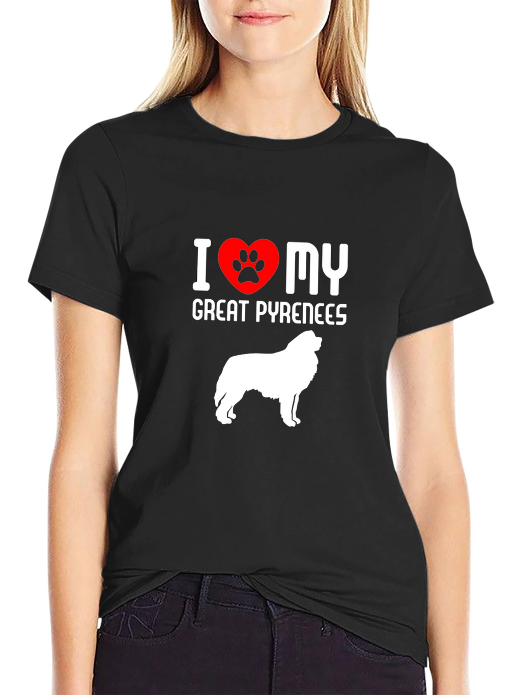 I Love My Great Pyrenees Dog T-Shirt