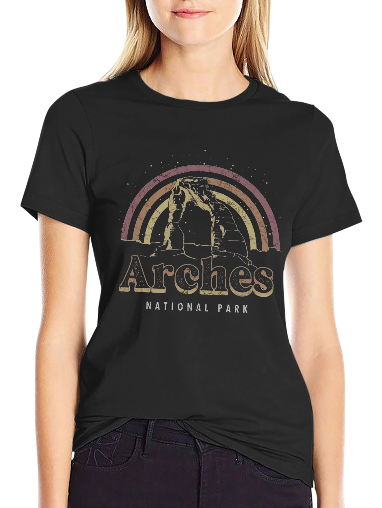 Arches National Park Retro Graphic Tee