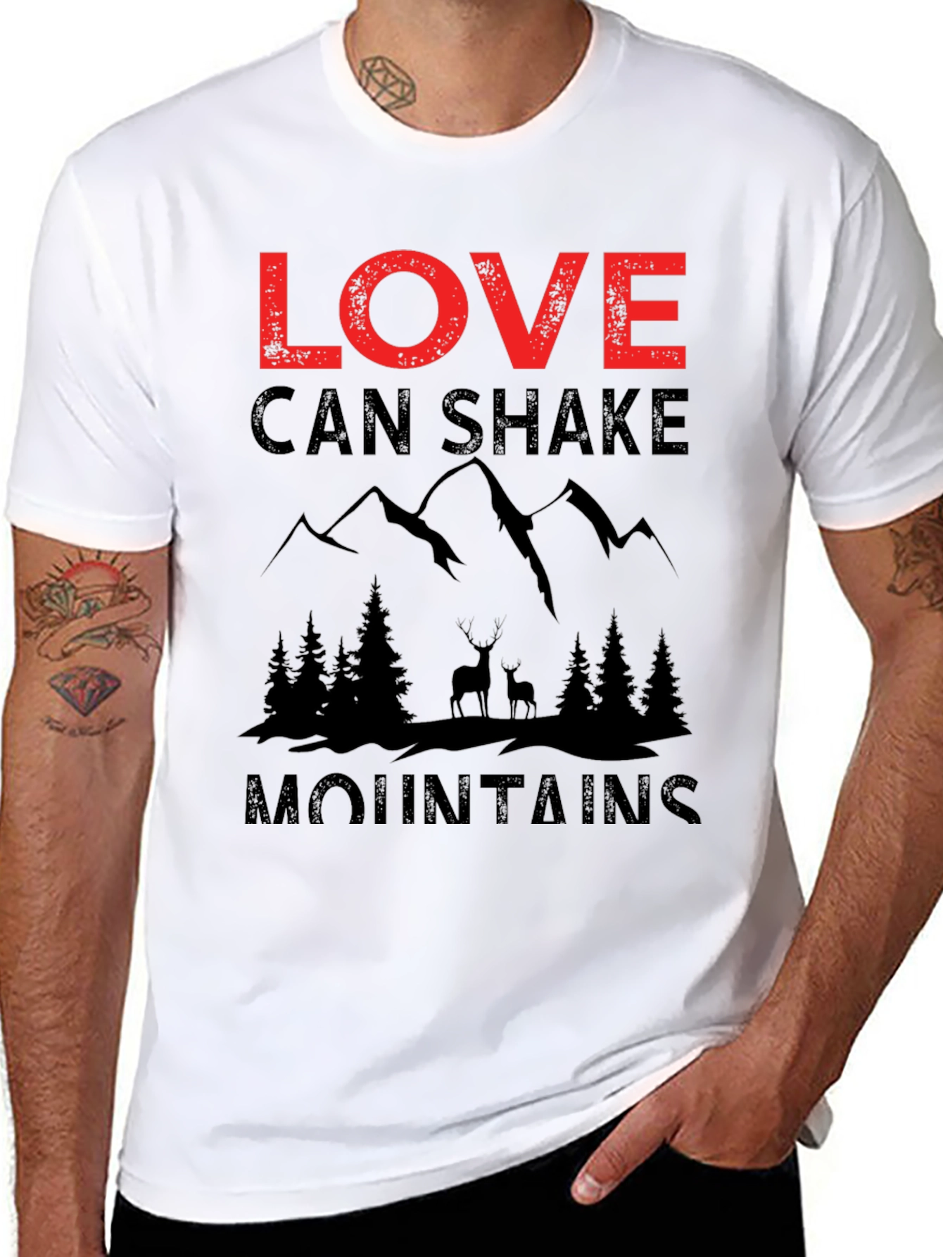 Love Can Shake Mountains Graphic Tee