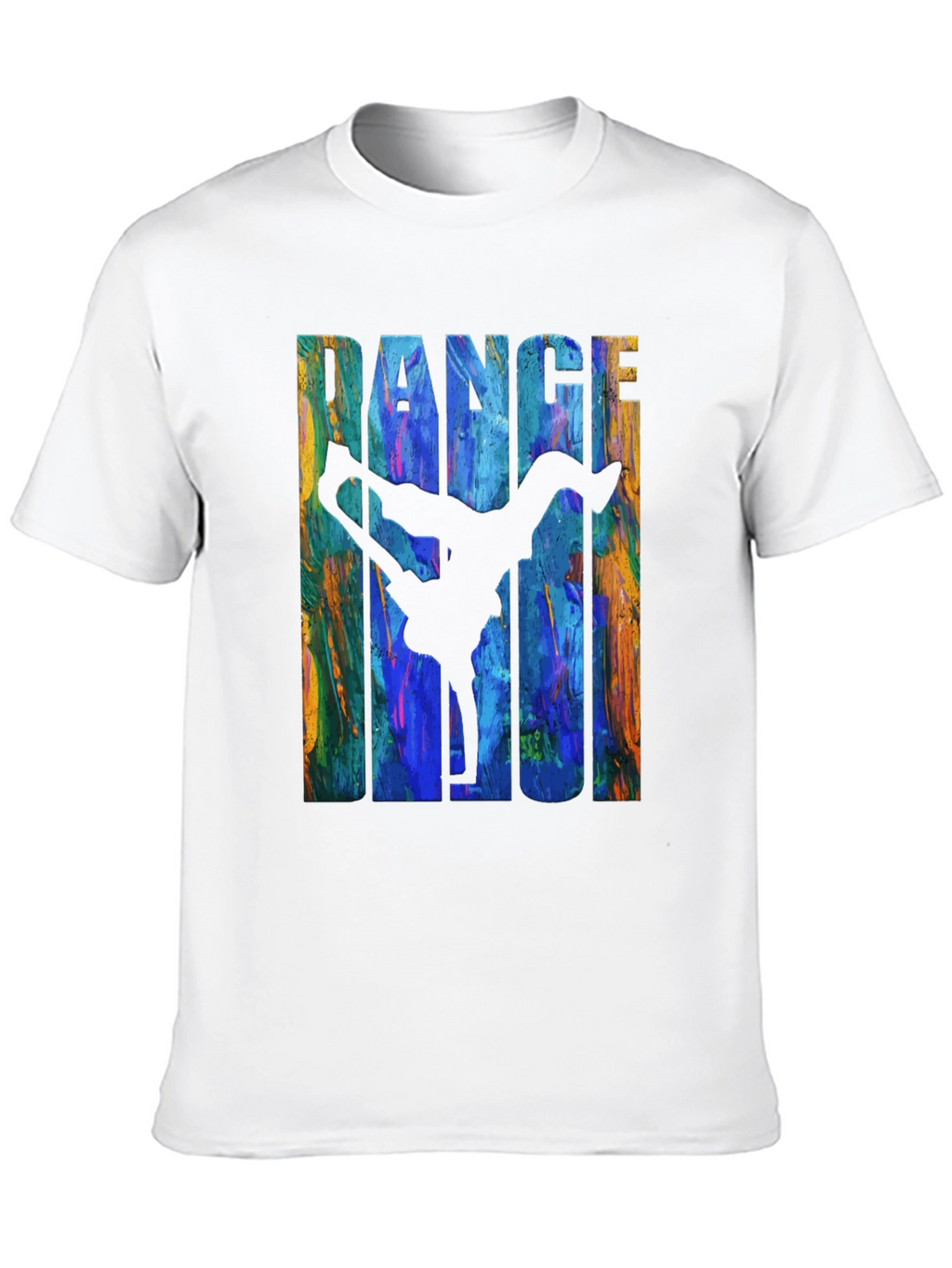 Dance Magic Graphic Tee - Black Cotton T-Shirt