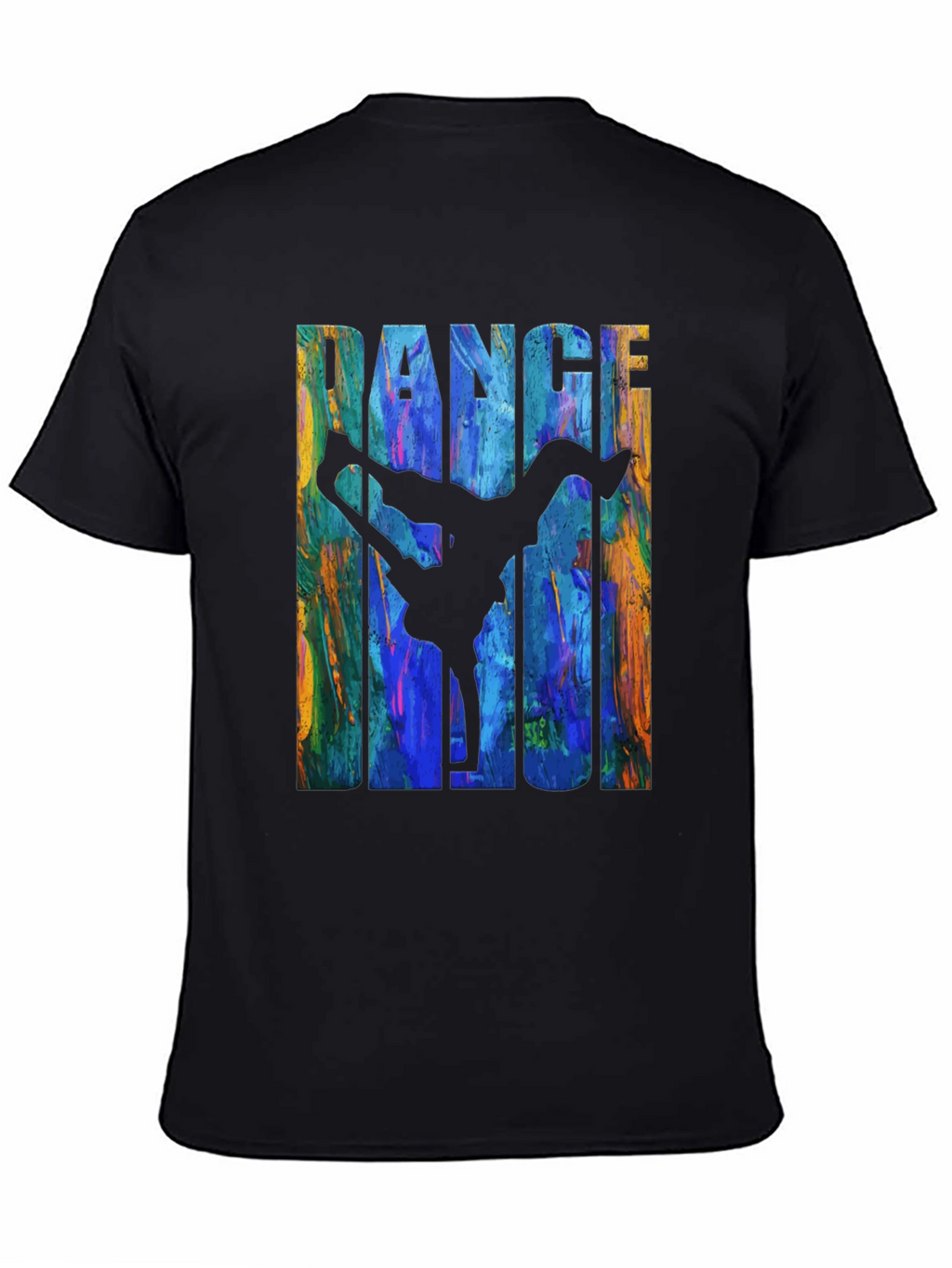 Dance Magic Graphic Tee - Black Cotton T-Shirt