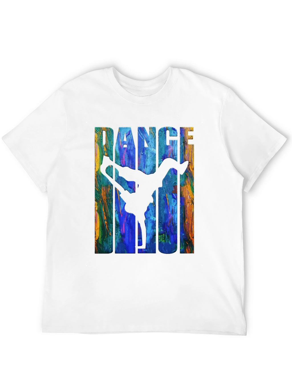 Dance Magic Graphic Tee - Black Cotton T-Shirt