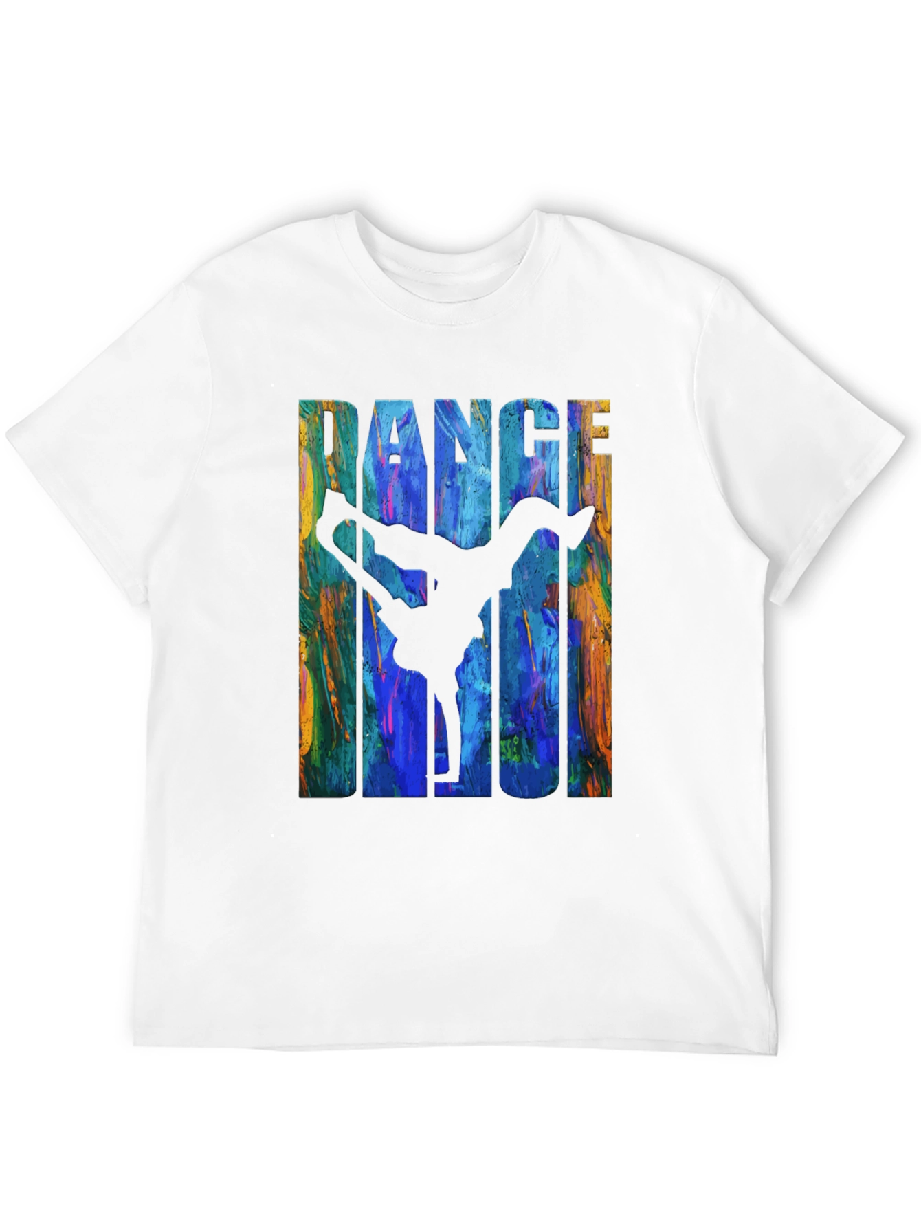 Dance Magic Graphic Tee - Black Cotton T-Shirt