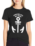Everyone Lets Me Down Anchor Graphic Tee