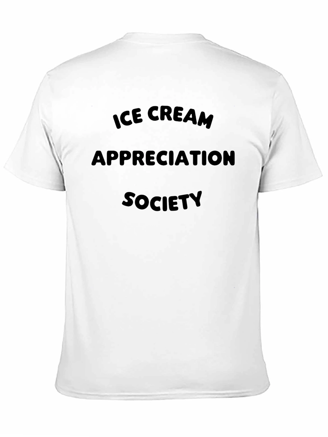 Ice Cream Appreciation Society Black T-Shirt