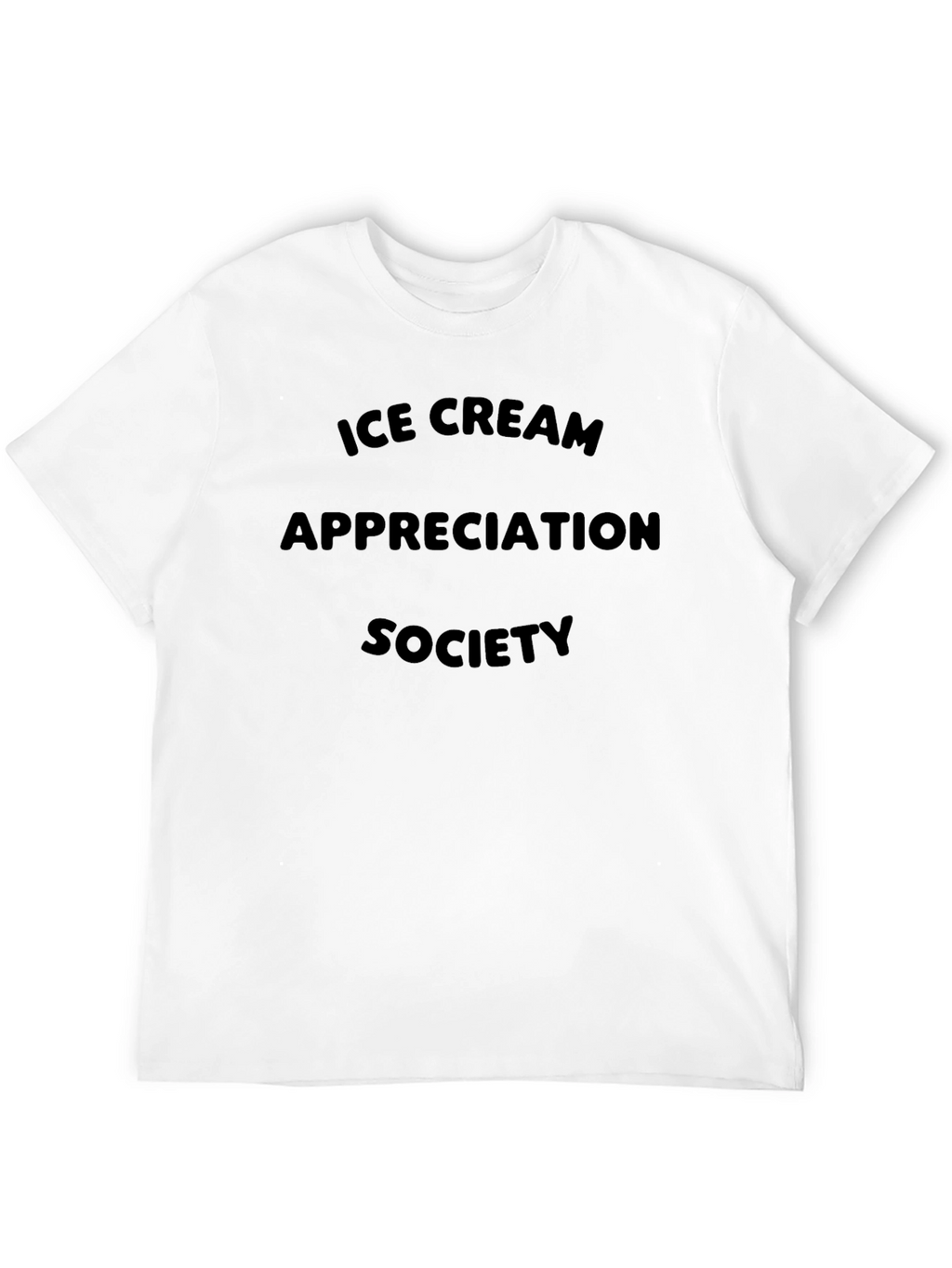 Ice Cream Appreciation Society Black T-Shirt