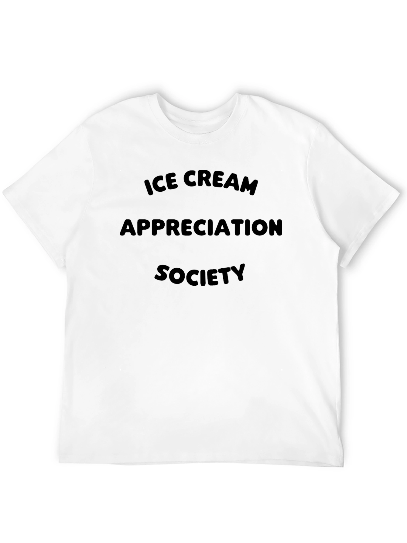 Ice Cream Appreciation Society Black T-Shirt