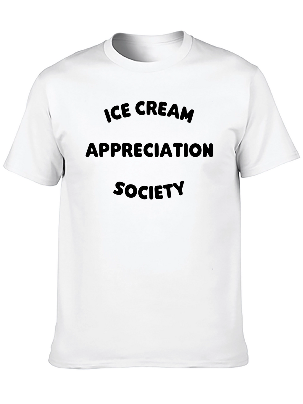Ice Cream Appreciation Society Black T-Shirt