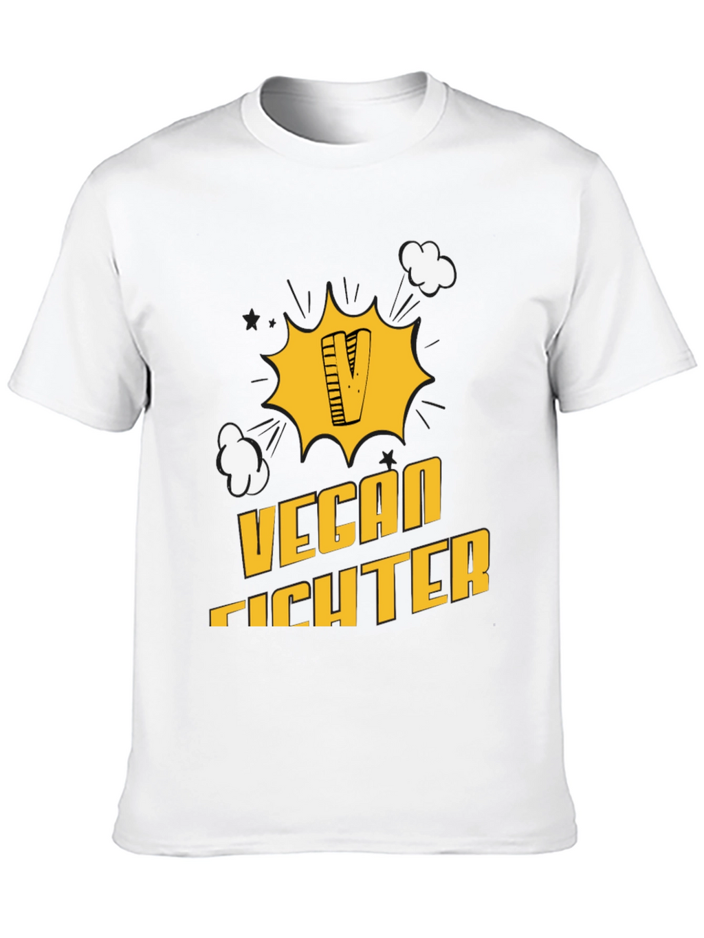 Vegan Fighter Graphic T-Shirt