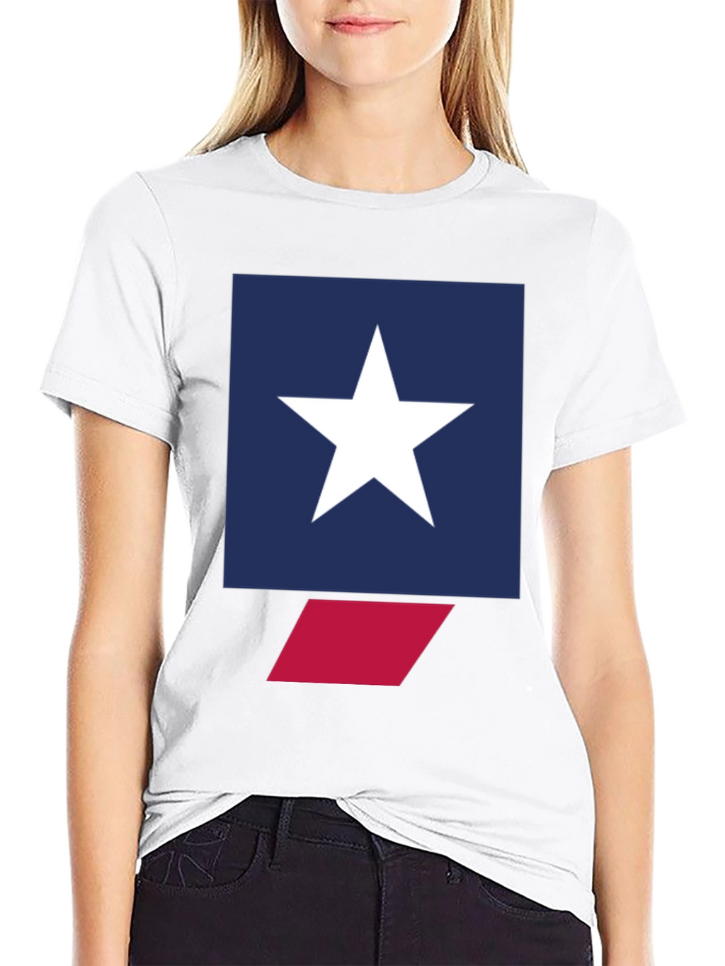 Star Graphic Tee - Mens Black Crew Neck T-Shirt