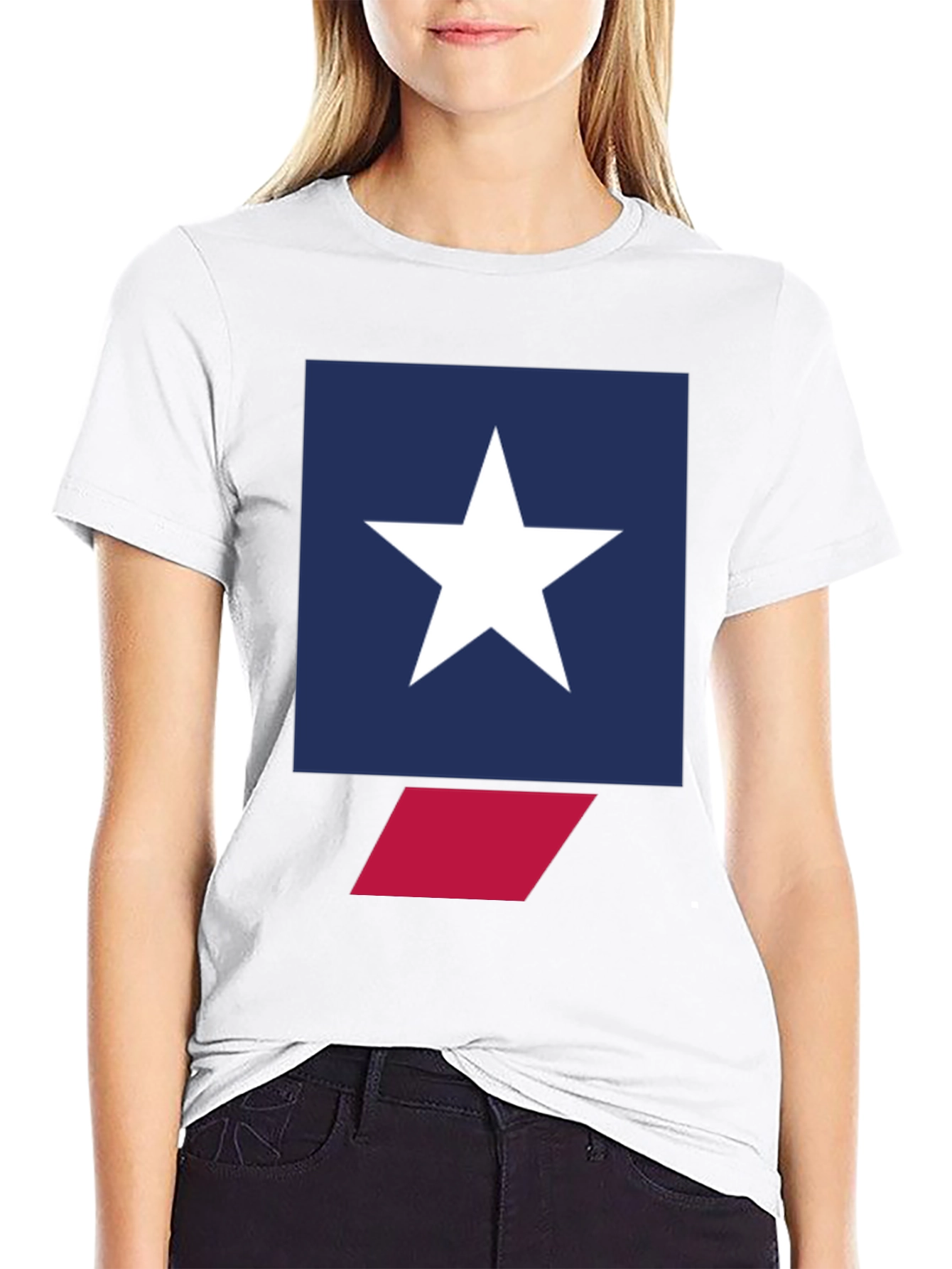 Star Graphic Tee - Mens Black Crew Neck T-Shirt