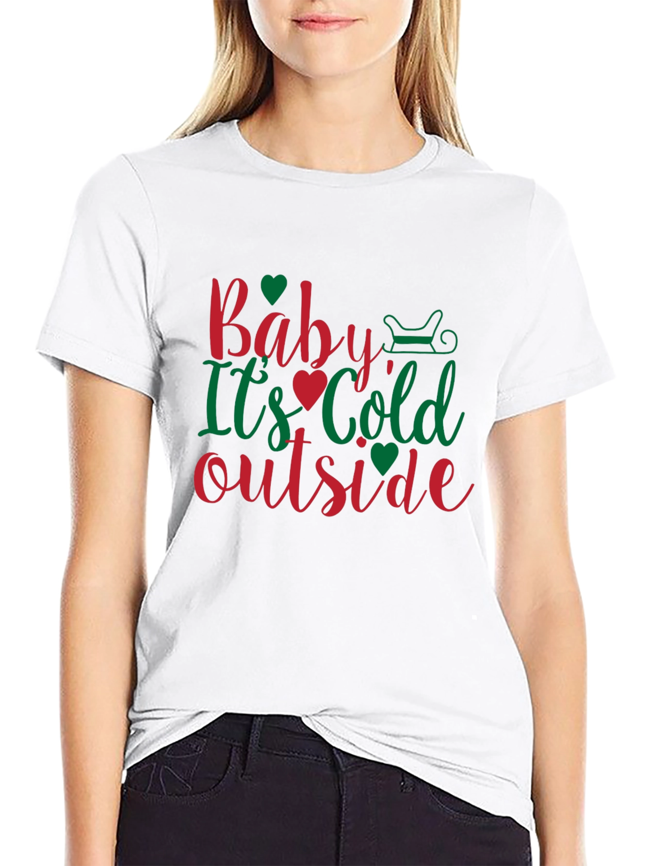 Baby Its Cold Outside Christmas Holiday Graphic Tee