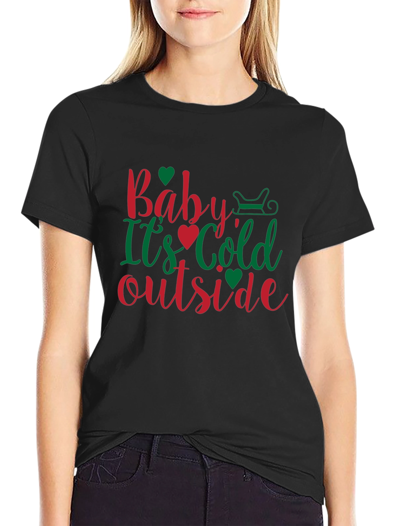 Baby Its Cold Outside Christmas Holiday Graphic Tee