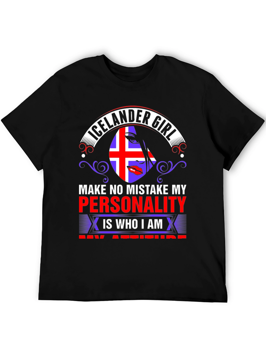 Icelander Girl Personality T-Shirt