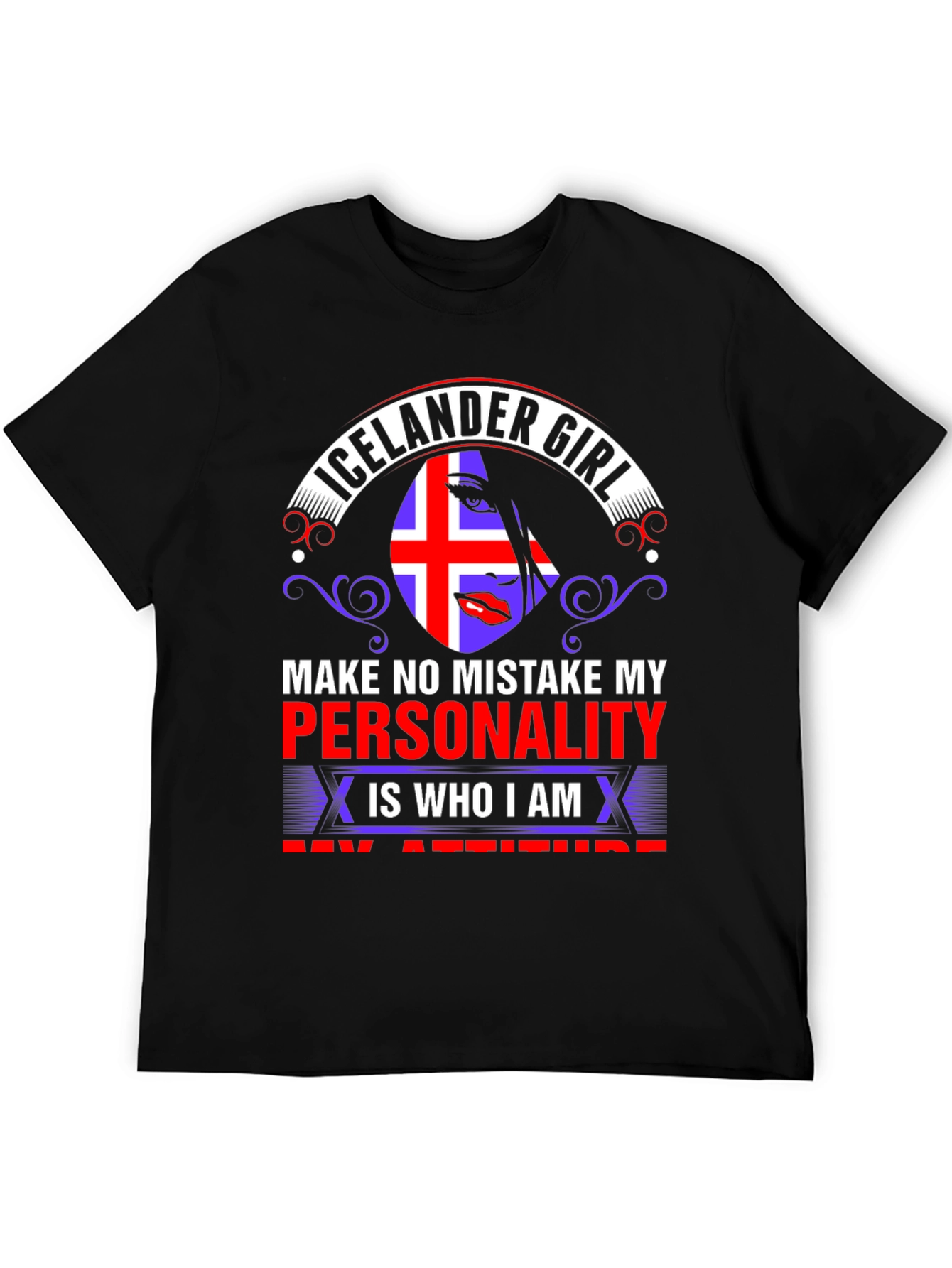 Icelander Girl Personality T-Shirt