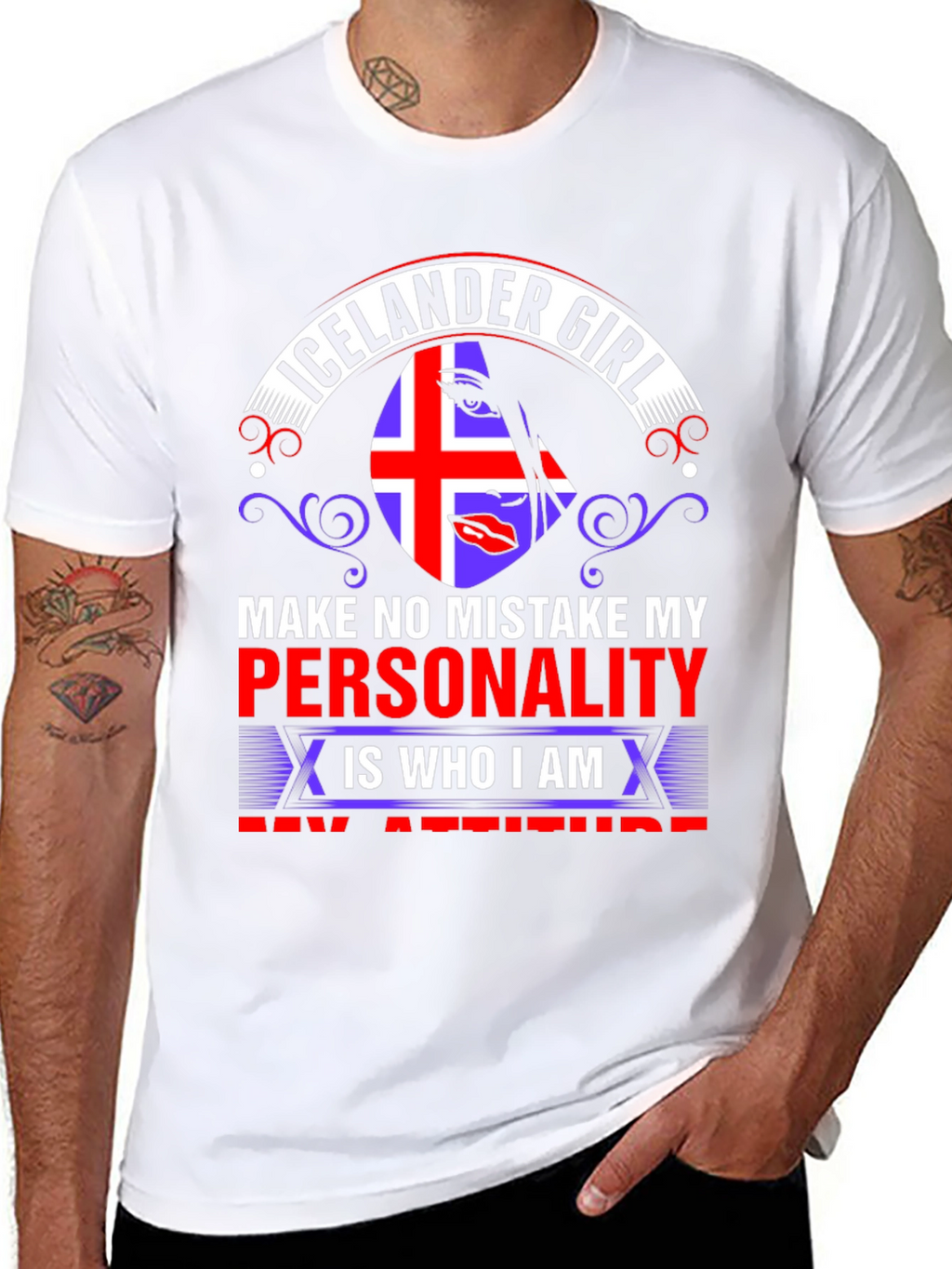 Icelander Girl Personality T-Shirt