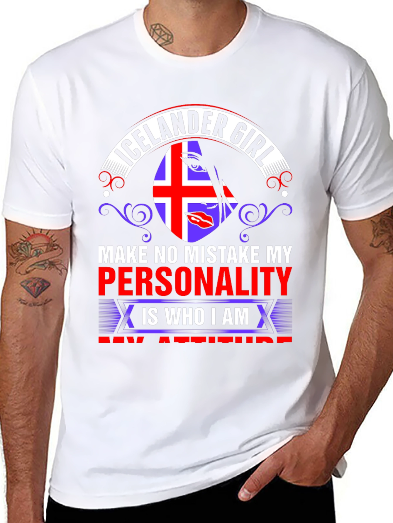 Icelander Girl Personality T-Shirt