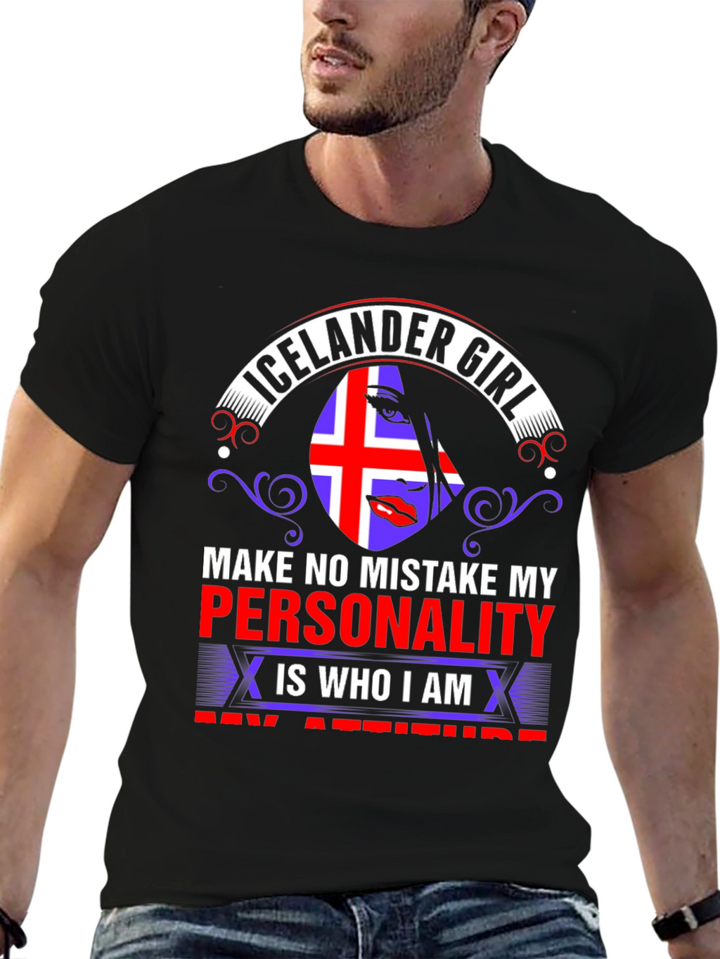 Icelander Girl Personality T-Shirt