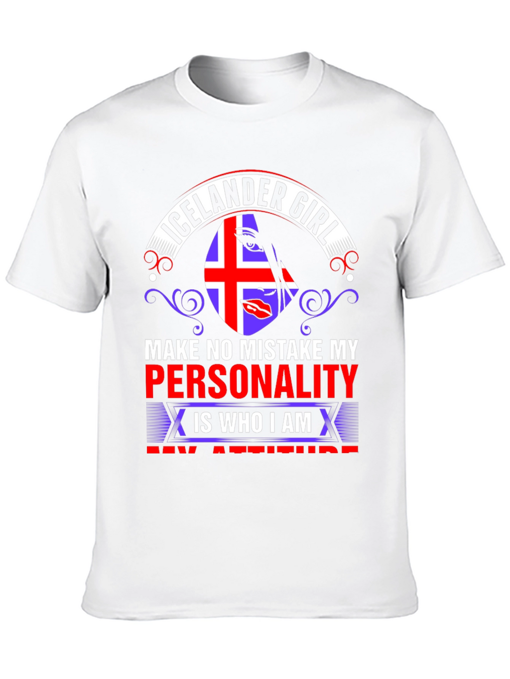 Icelander Girl Personality T-Shirt