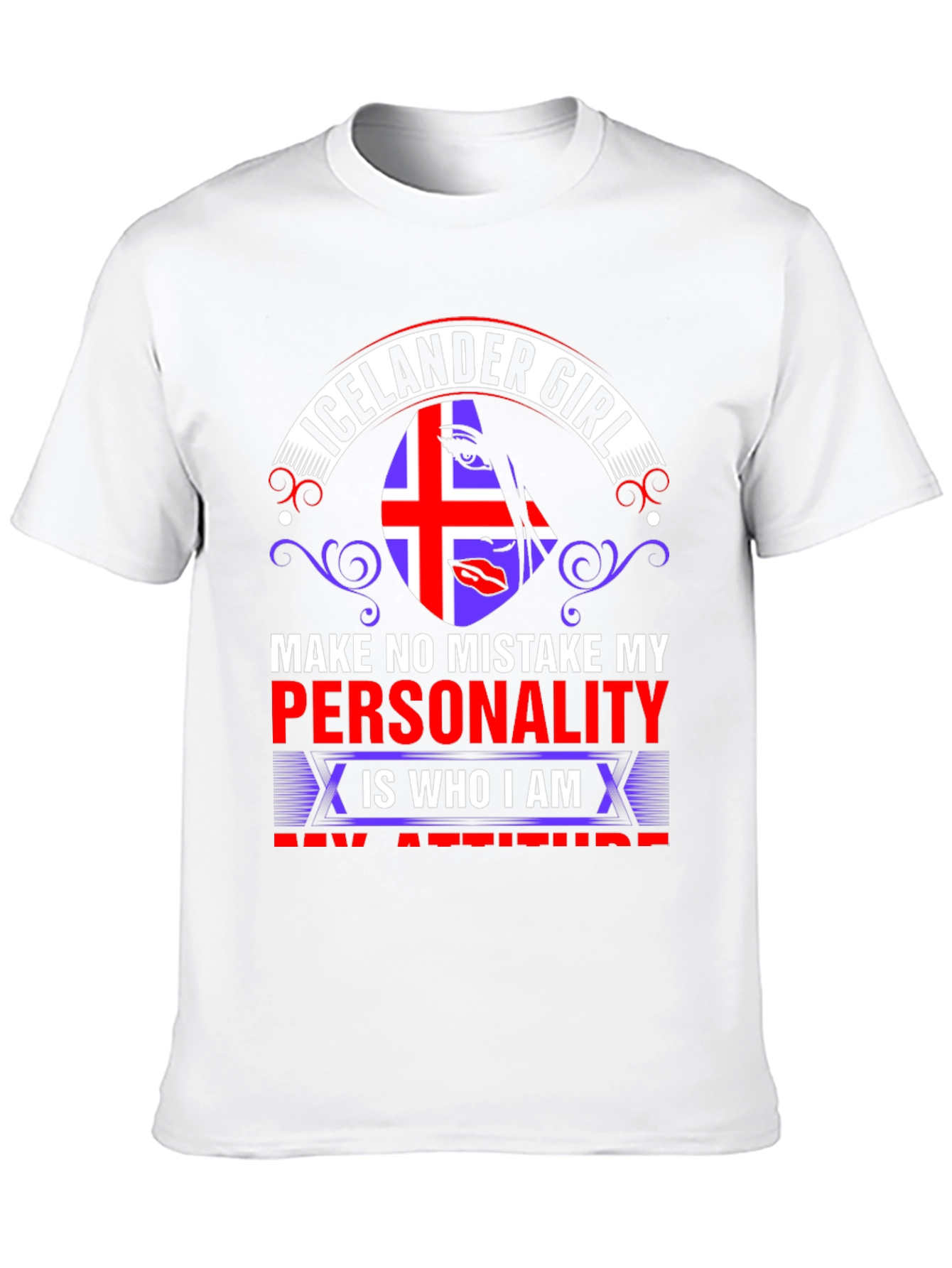 Icelander Girl Personality T-Shirt
