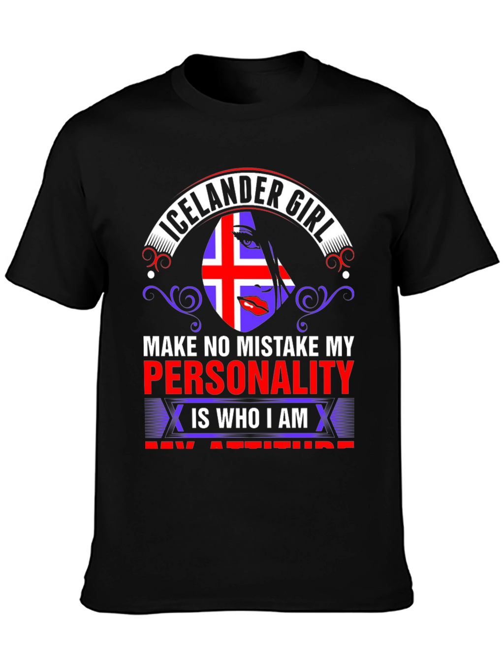 Icelander Girl Personality T-Shirt