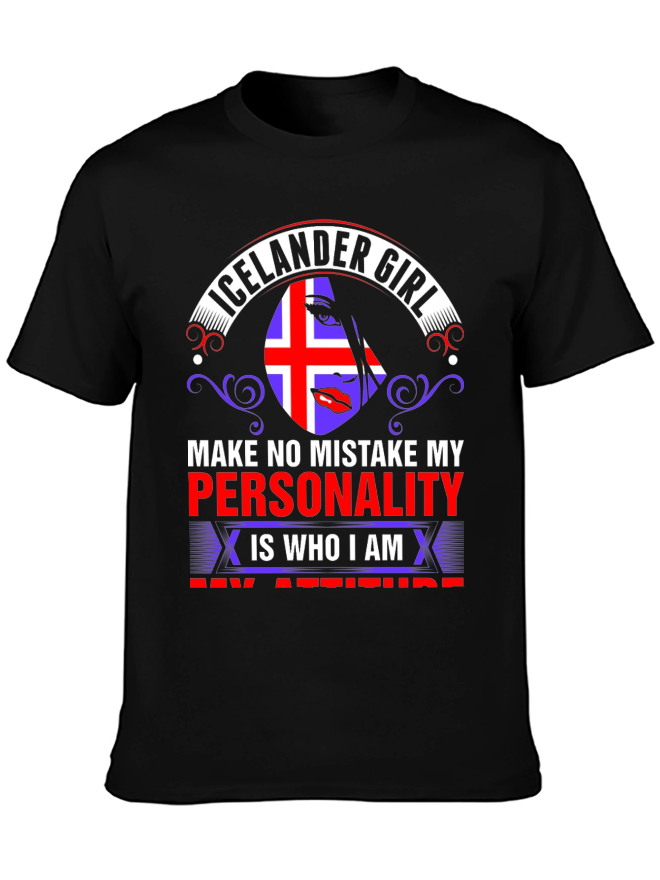 Icelander Girl Personality T-Shirt