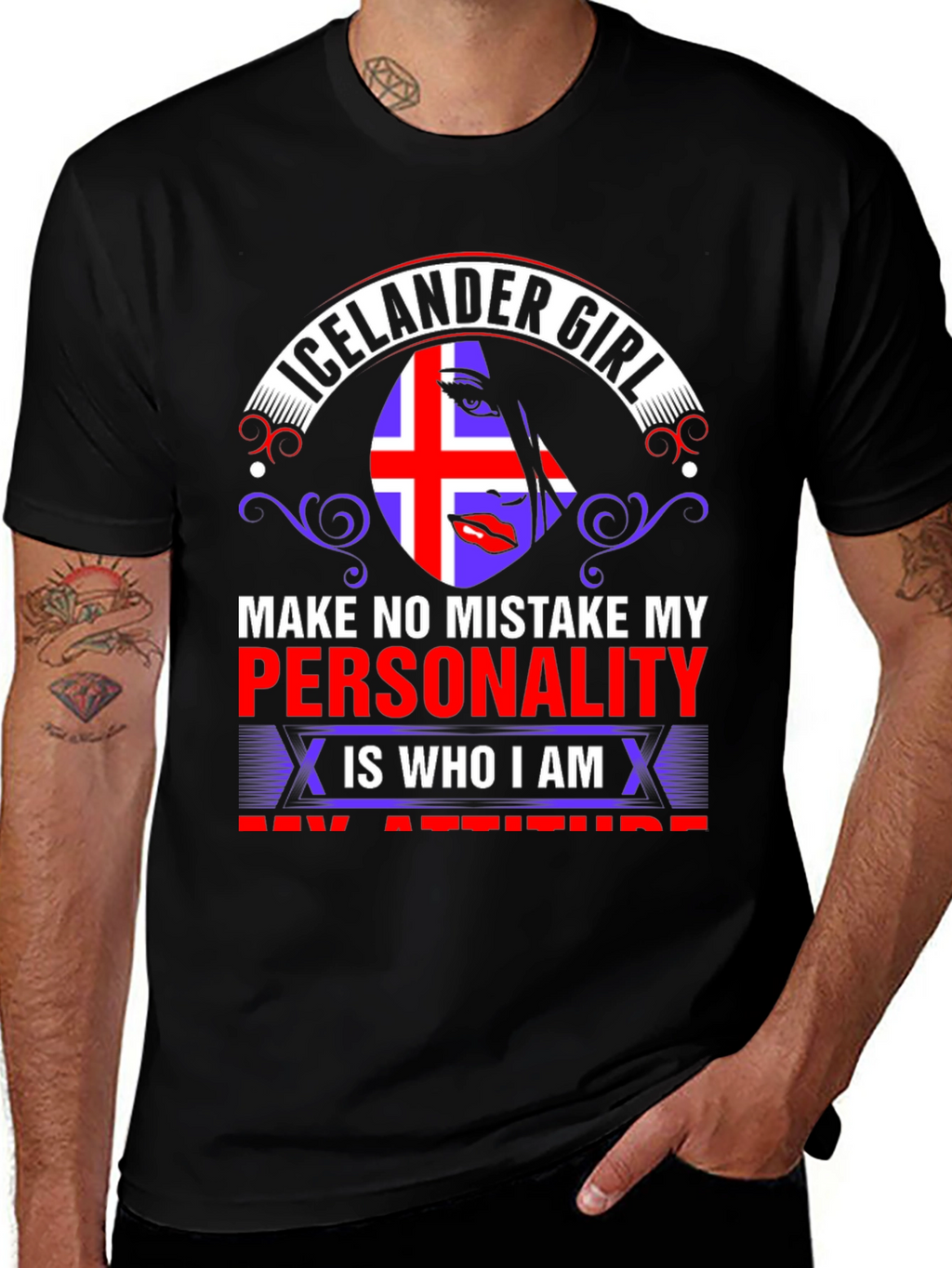 Icelander Girl Personality T-Shirt