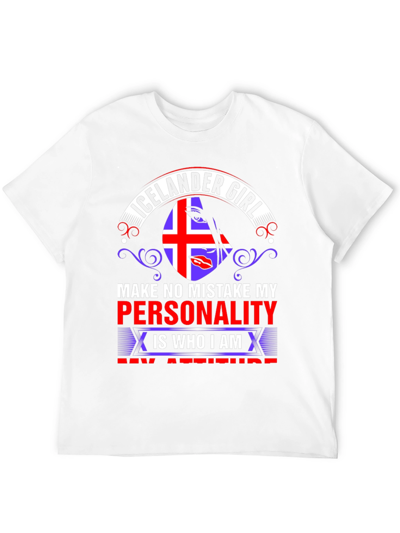Icelander Girl Personality T-Shirt