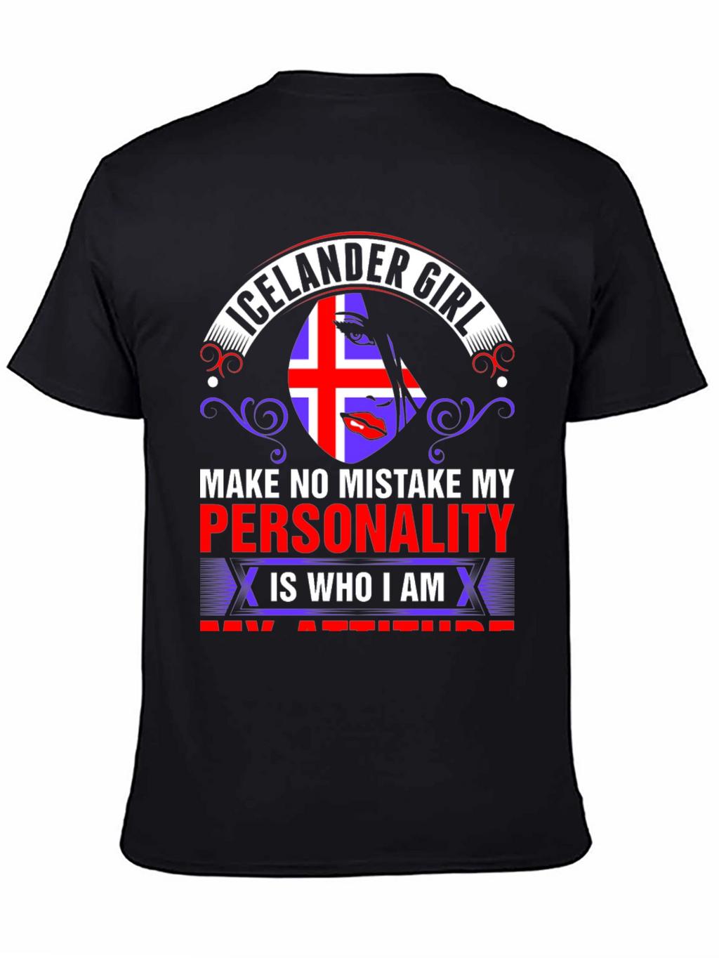Icelander Girl Personality T-Shirt