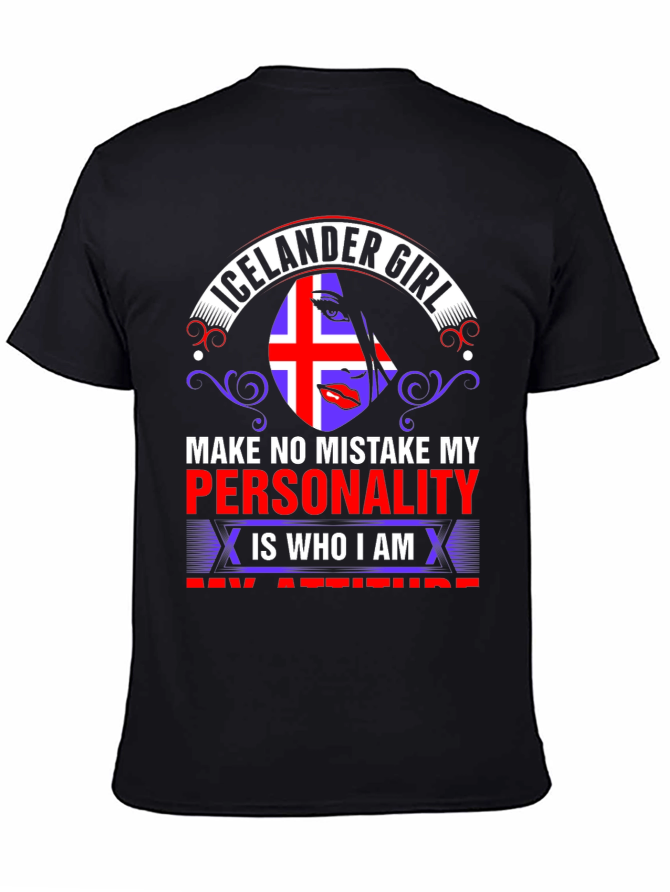 Icelander Girl Personality T-Shirt