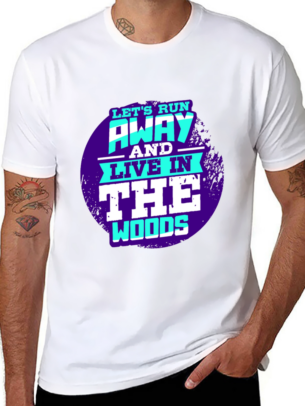 Run Away to the Woods Graphic Tee - Unisex