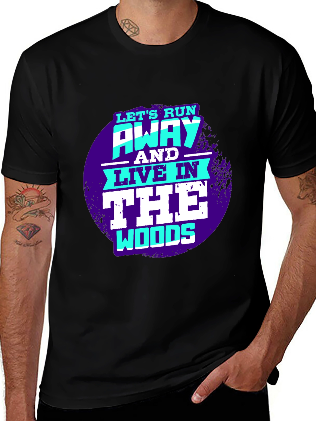 Run Away to the Woods Graphic Tee - Unisex