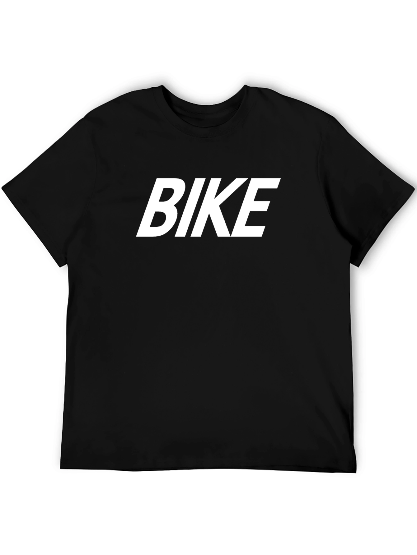 BIKE Graphic Tee - Black Cotton T-Shirt