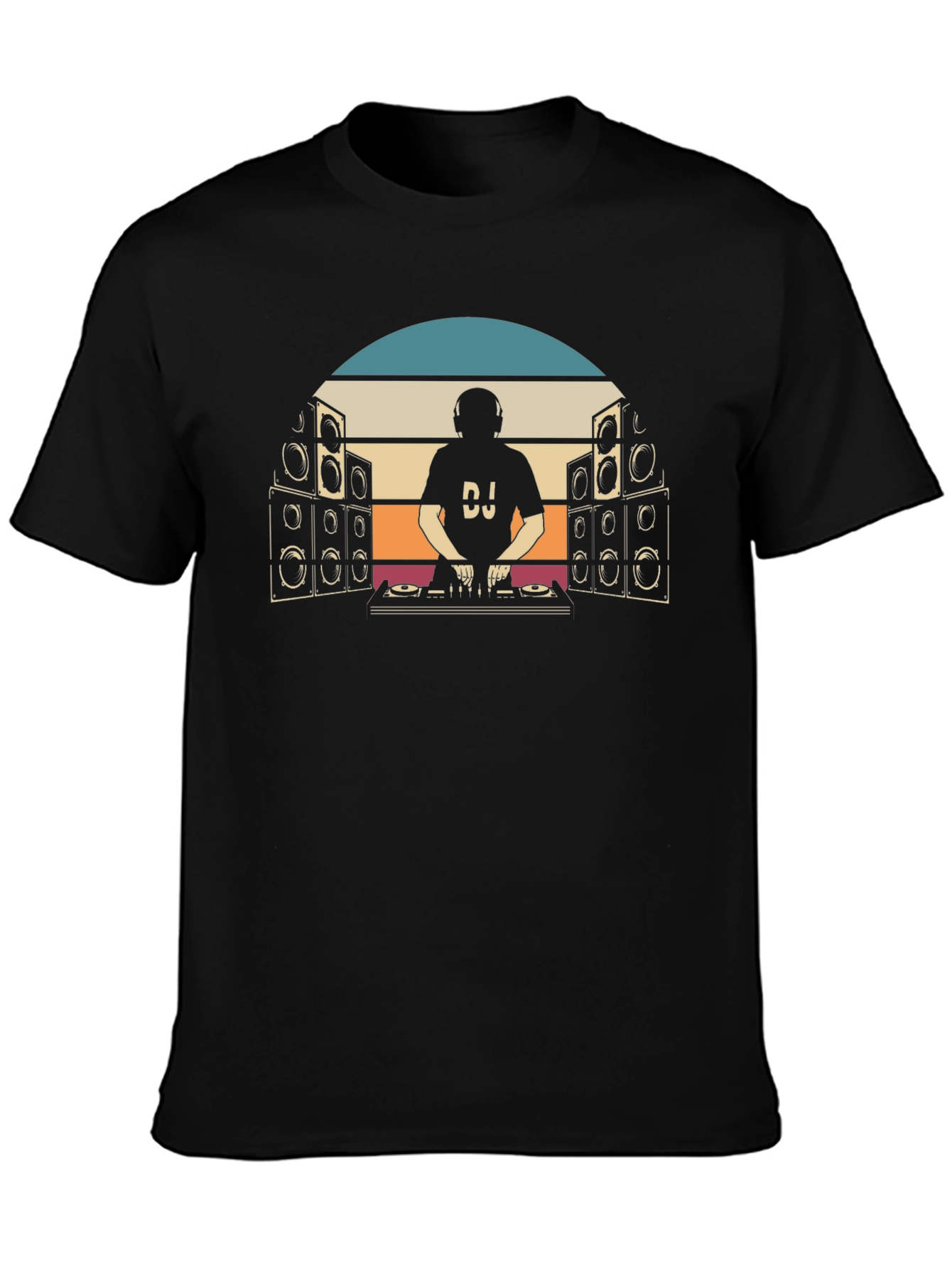DJ Retro Sunset Graphic Tee
