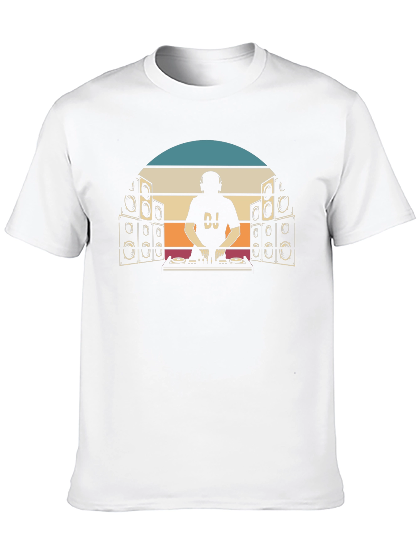 DJ Retro Sunset Graphic Tee