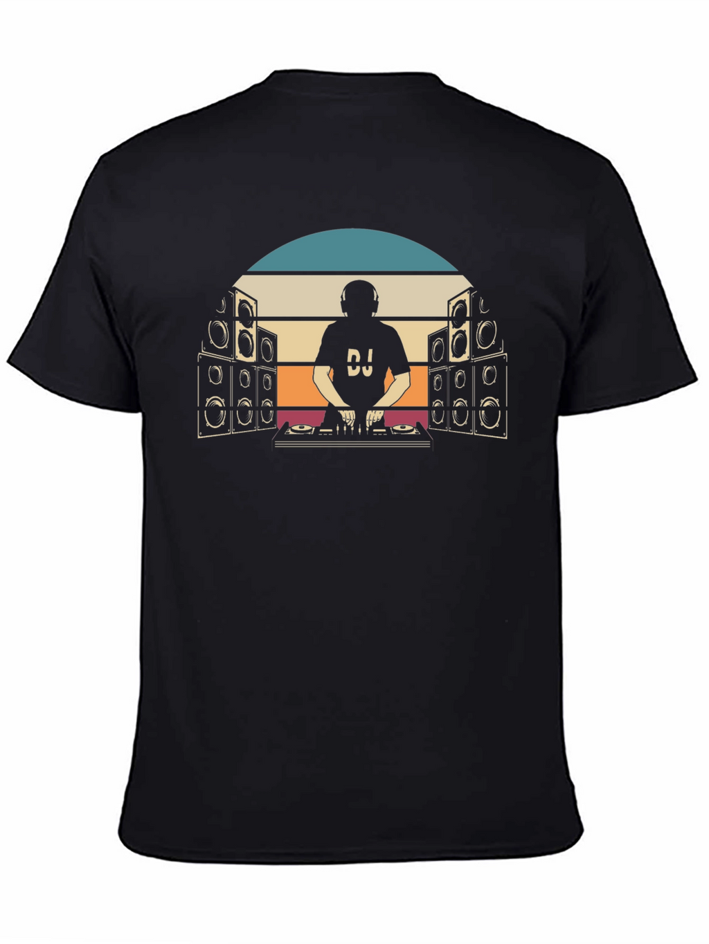 DJ Retro Sunset Graphic Tee