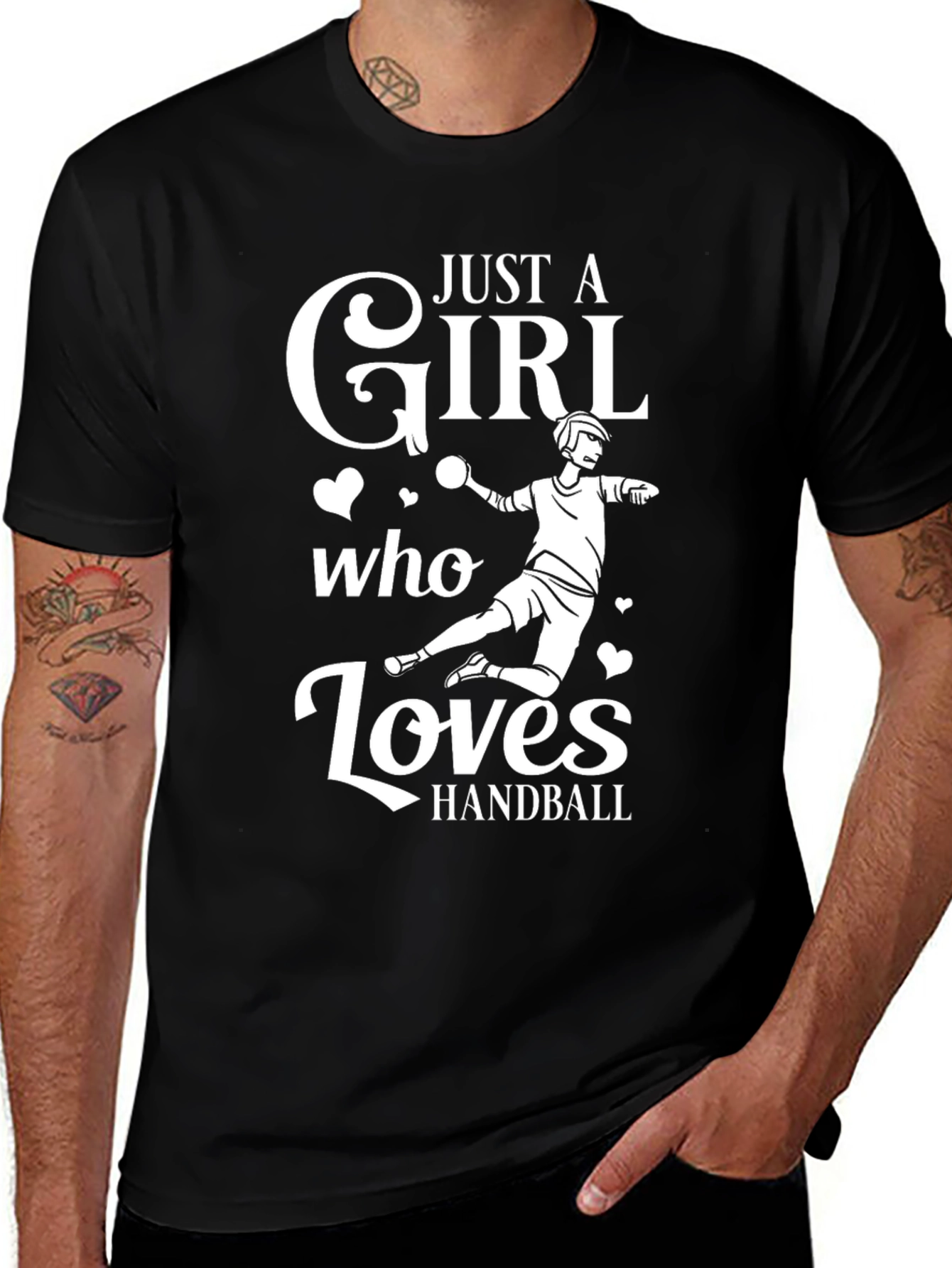 Handball Girl T-Shirt - Sporty & Stylish
