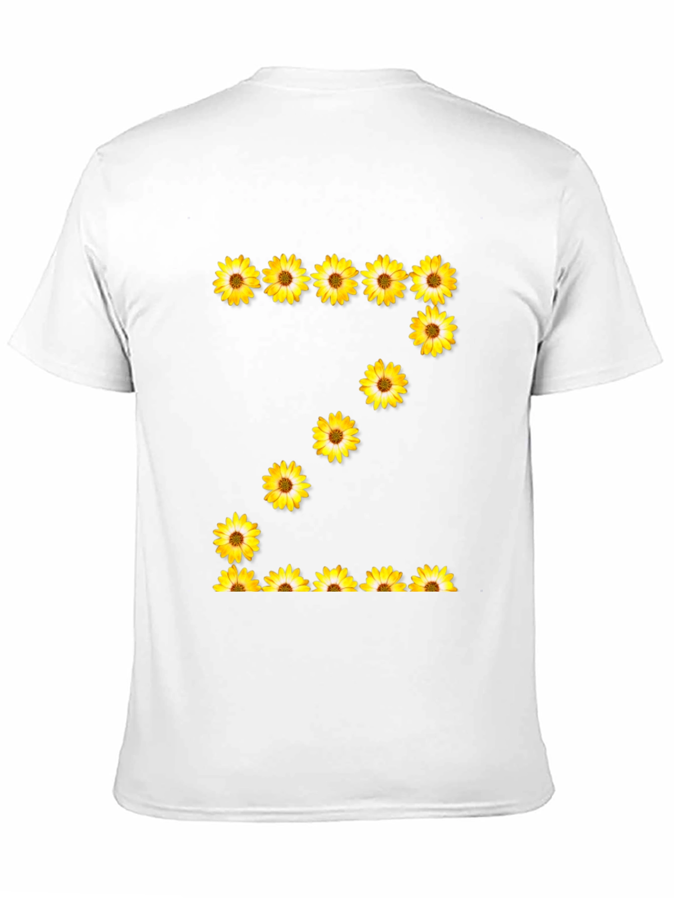 Sunflower Letter Z Black T-Shirt
