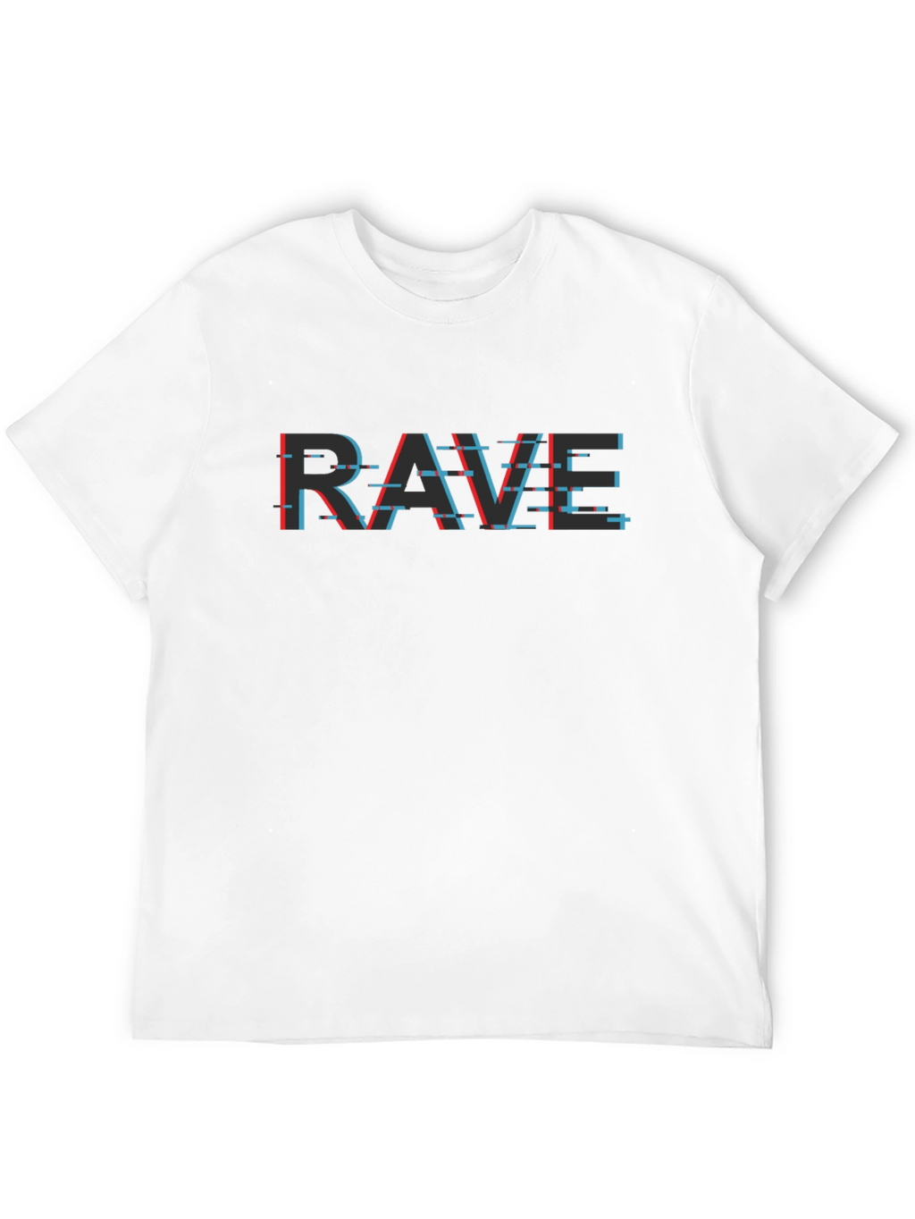 Rave Glitch T-Shirt - Stylish Graphic Tee