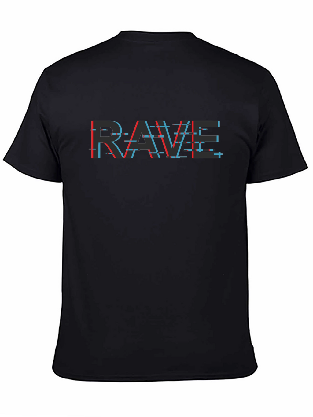 Rave Glitch T-Shirt - Stylish Graphic Tee