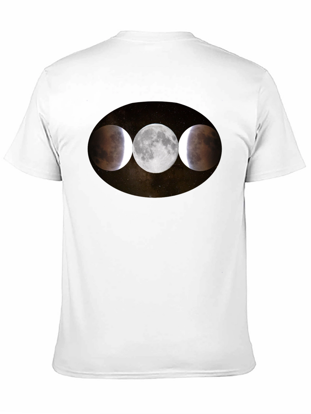 Lunar Eclipse Phases Graphic T-Shirt