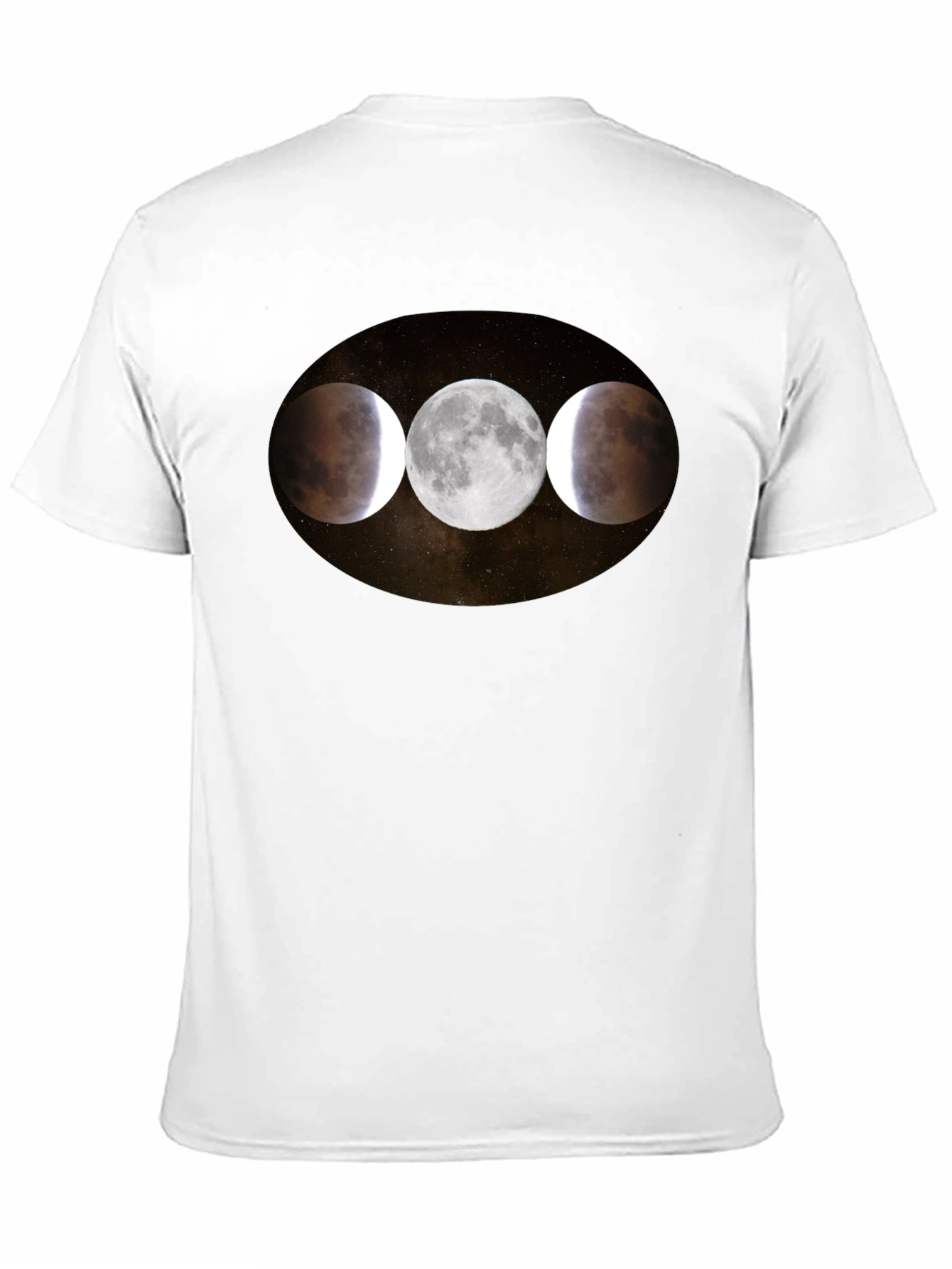 Lunar Eclipse Phases Graphic T-Shirt