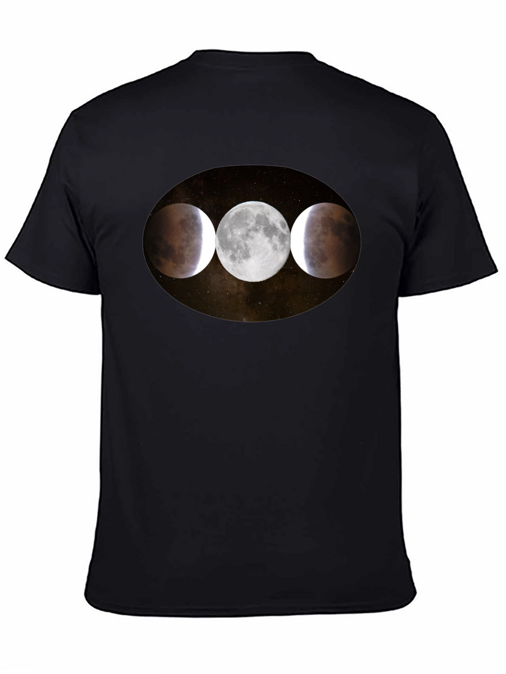 Lunar Eclipse Phases Graphic T-Shirt