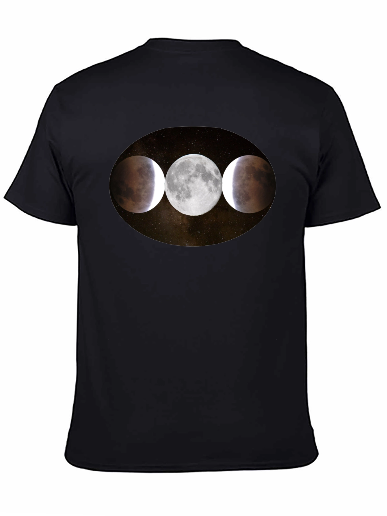 Lunar Eclipse Phases Graphic T-Shirt