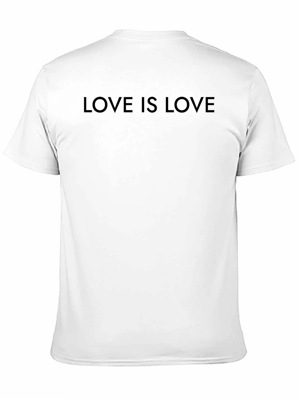 Love is Love Black Crew Neck T-Shirt