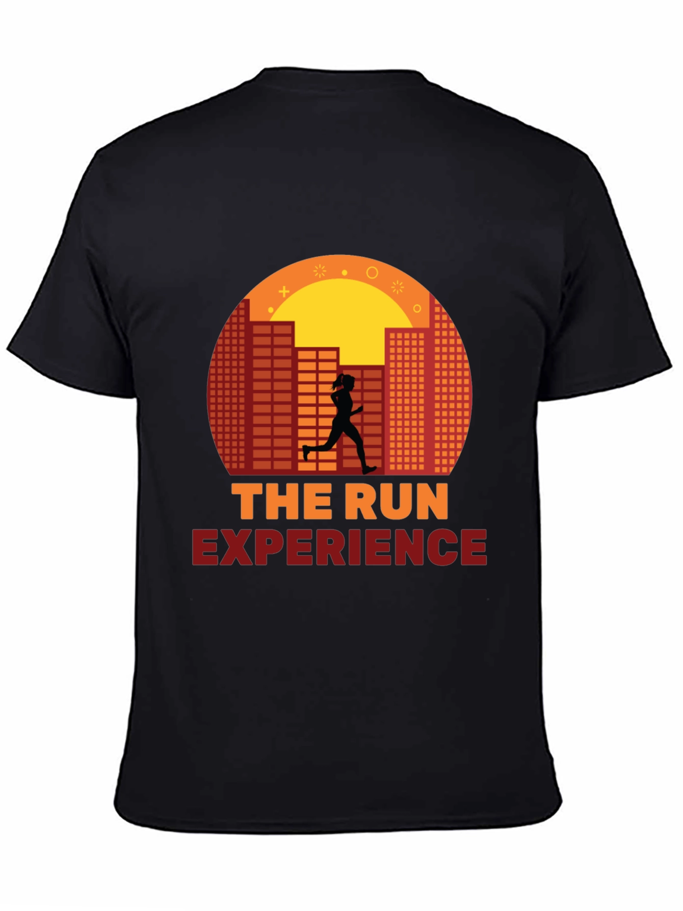 The Run Experience Graphic Tee - Sporty Black T-Shirt