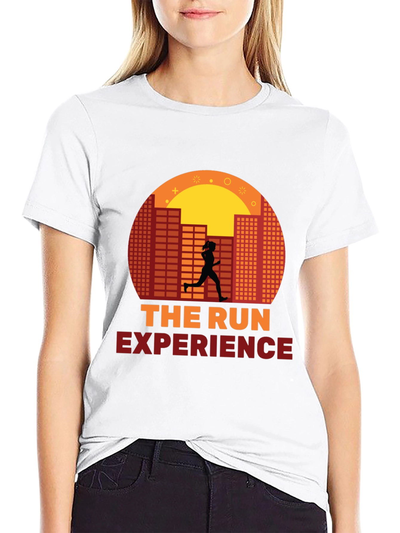 The Run Experience Graphic Tee - Sporty Black T-Shirt