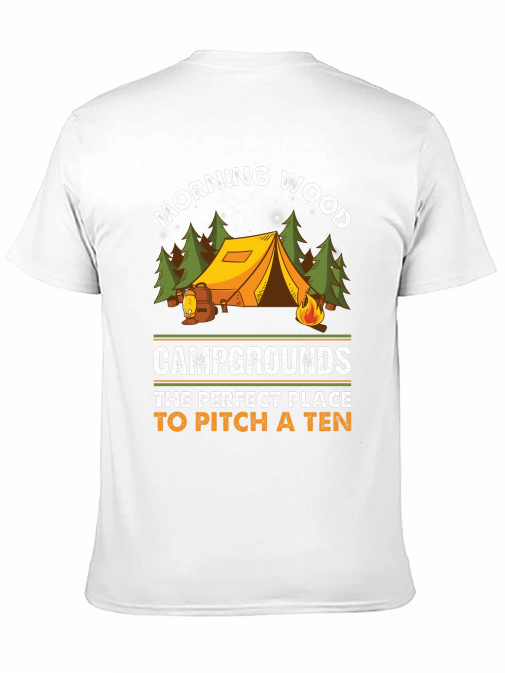 Morning Wood Camping Graphic Tee