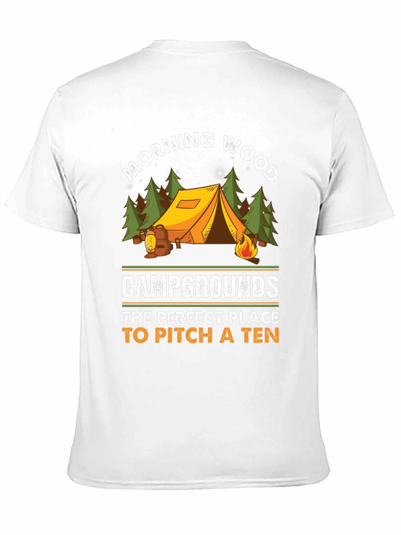 Morning Wood Camping Graphic Tee